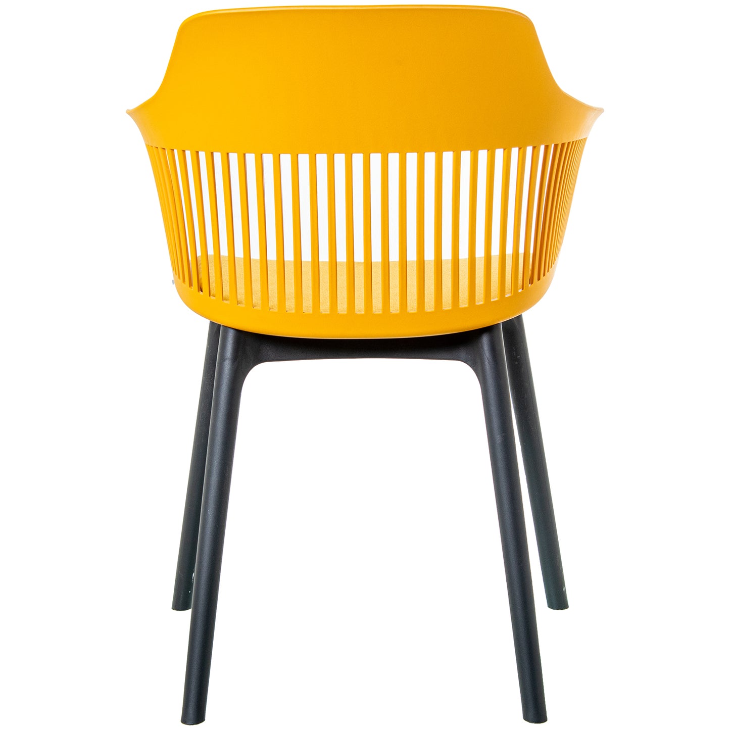 SILLA PP AMARILLA C/COJIN PU