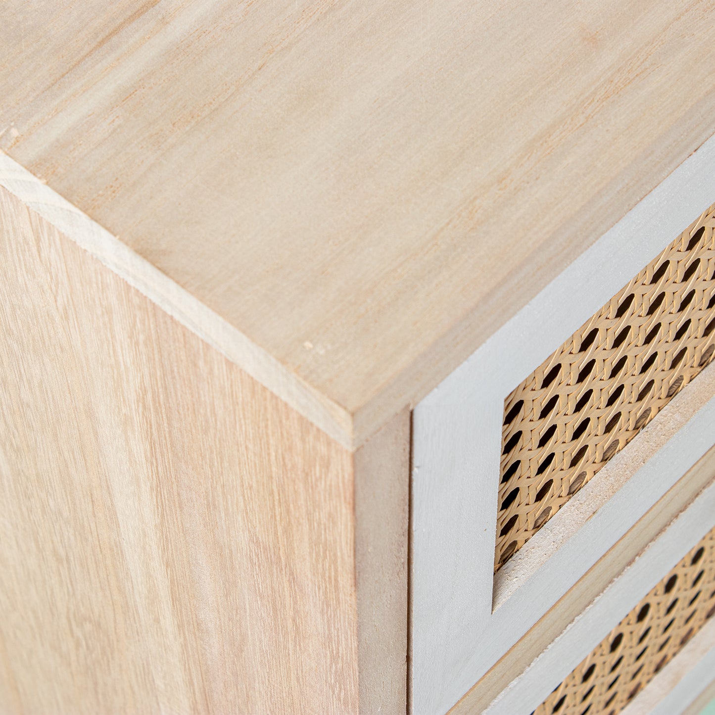 MESA DE NOCHE C/2 CAJONES MADE RA