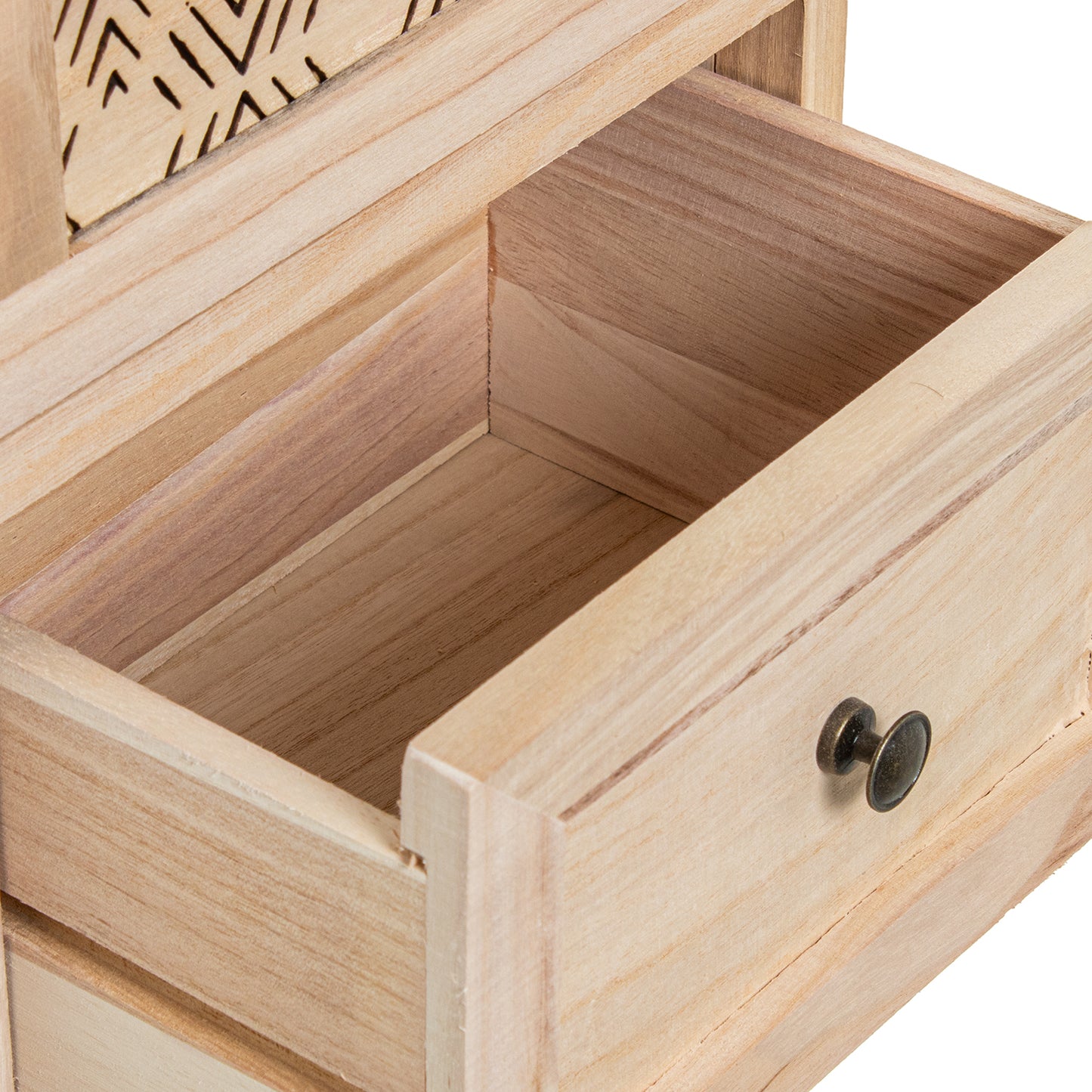 CAJONERA C/4 CAJONES MADERA NA TURAL