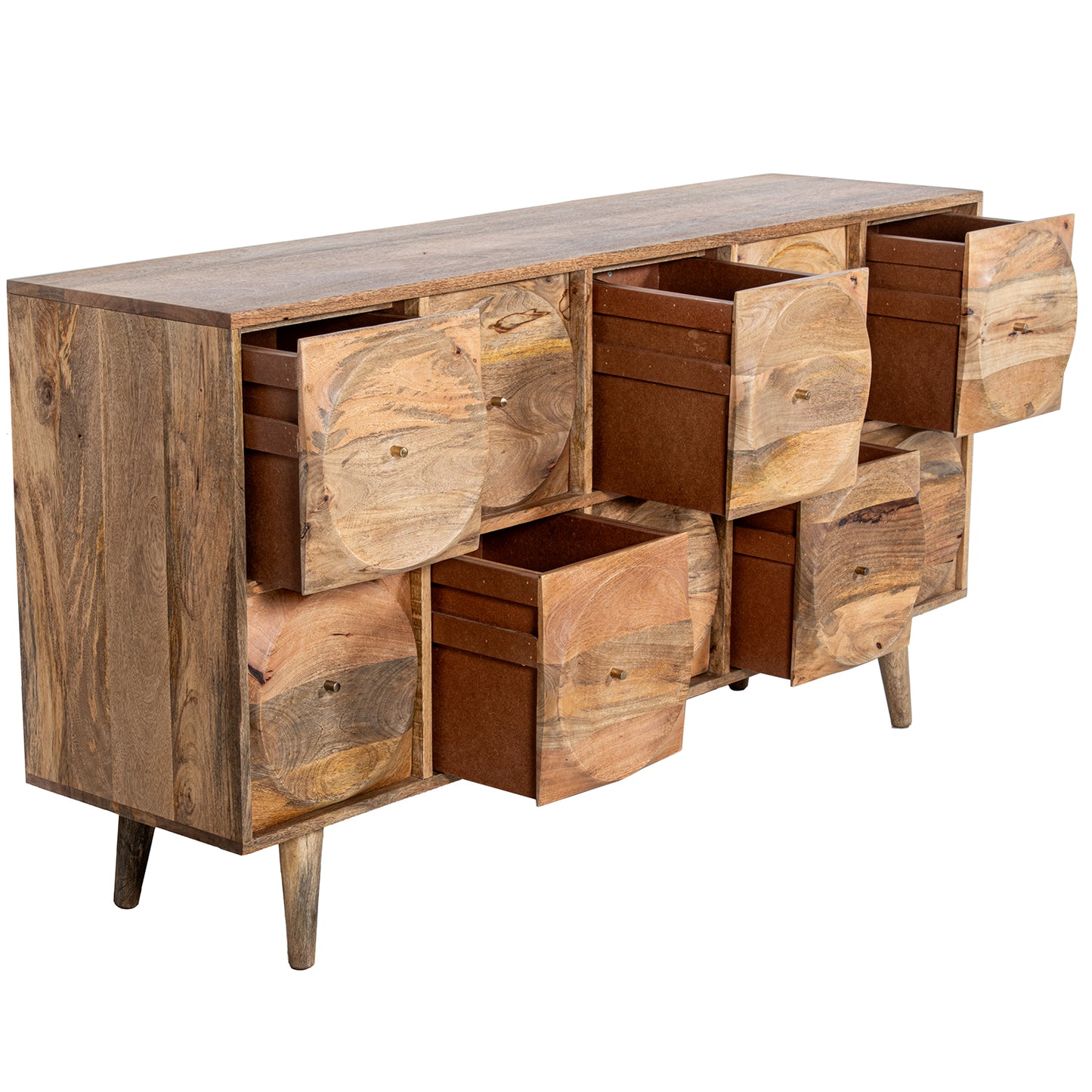 APARADOR MADERA MANGO 10 CAJON ES