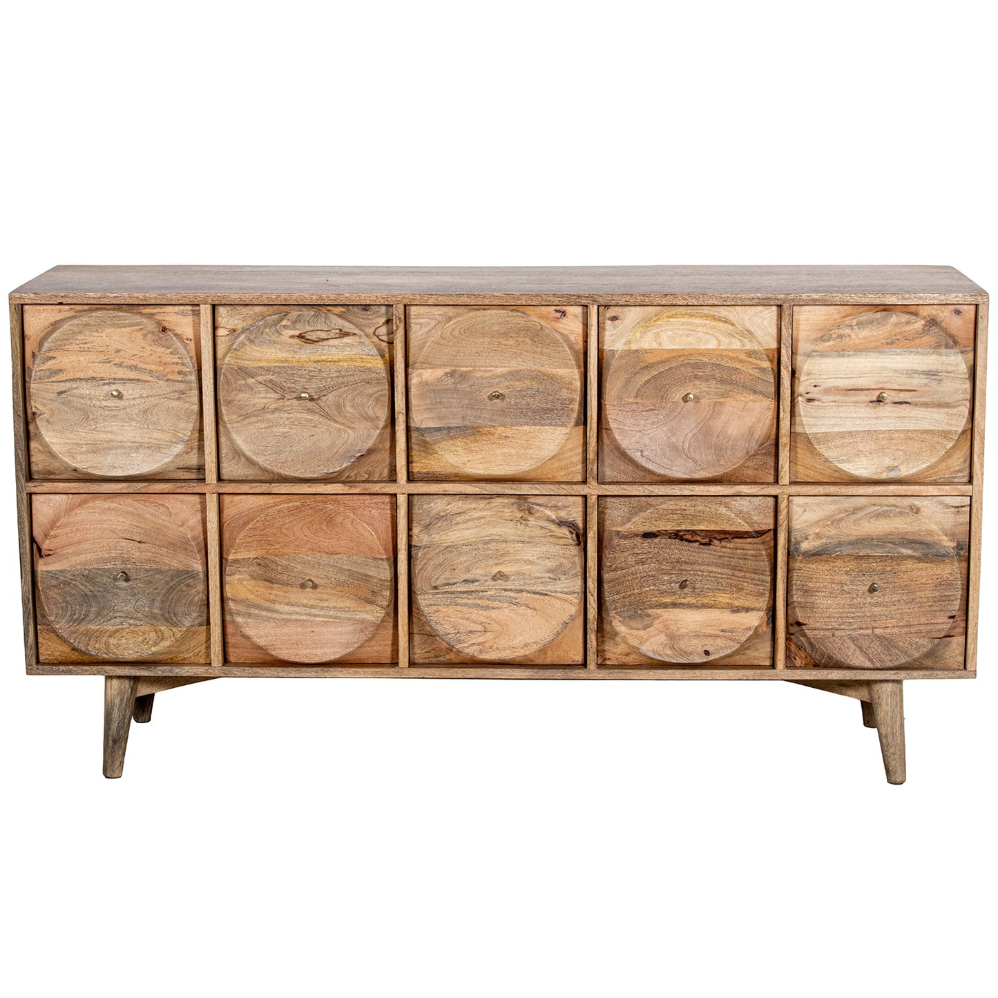 APARADOR MADERA MANGO 10 CAJON ES