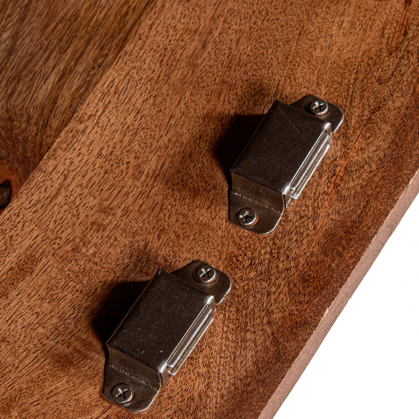 APARADOR MADERA MANGO 4 PUERTA S PATAS DORADAS