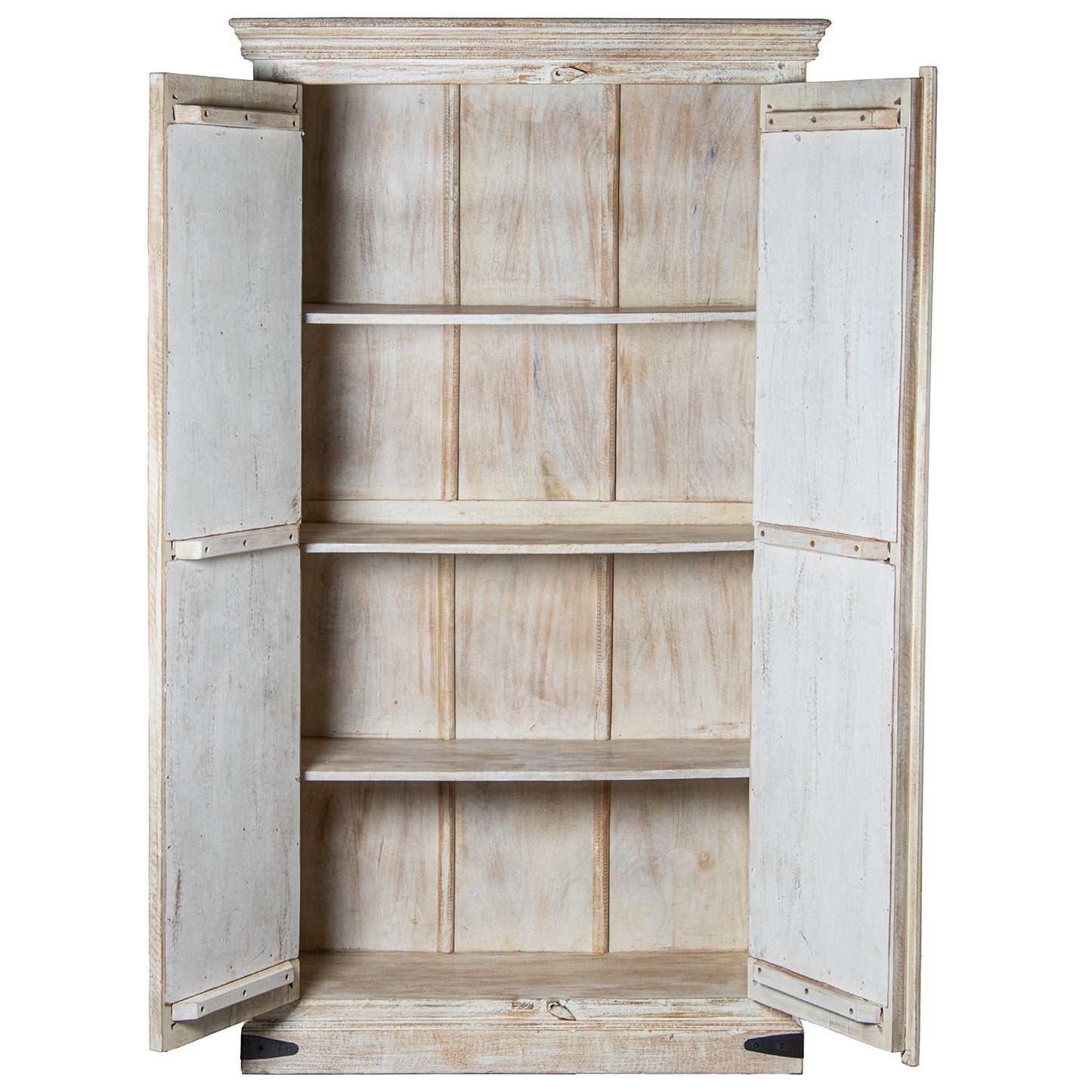 ARMARIO MADERA MANGO DECORADO C/2 PUERTAS