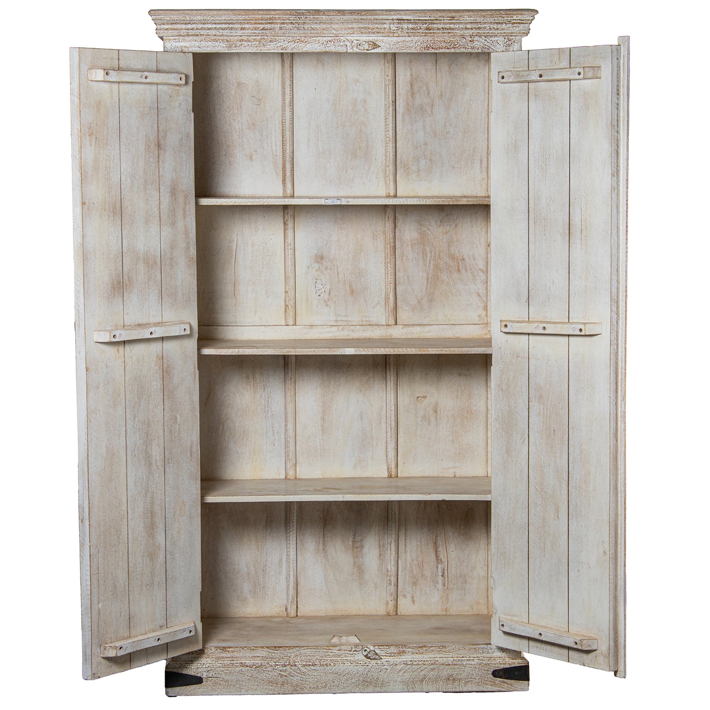 ARMARIO MADERA MANGO DECORADO C/2 PUERTAS