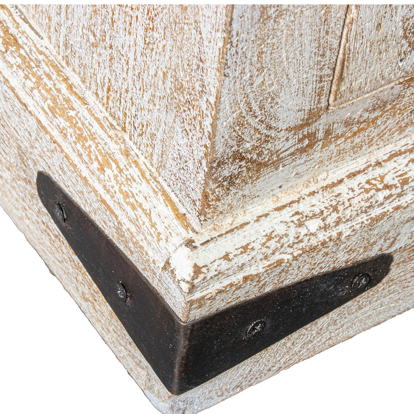 ARMARIO MADERA MANGO DECORADO C/2 PUERTAS