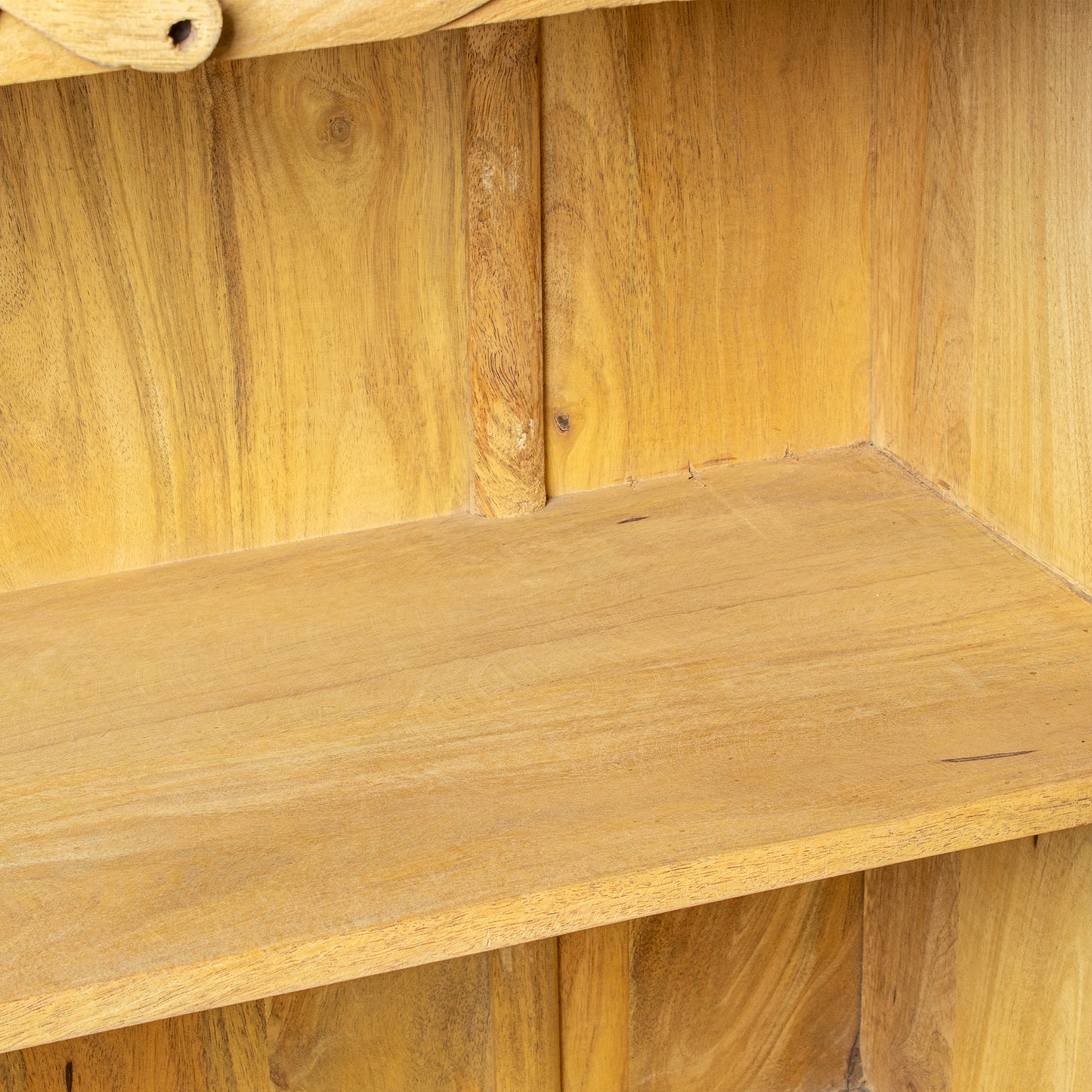 APARADOR MADERA MANGO DECORADO C/4 PUERTAS