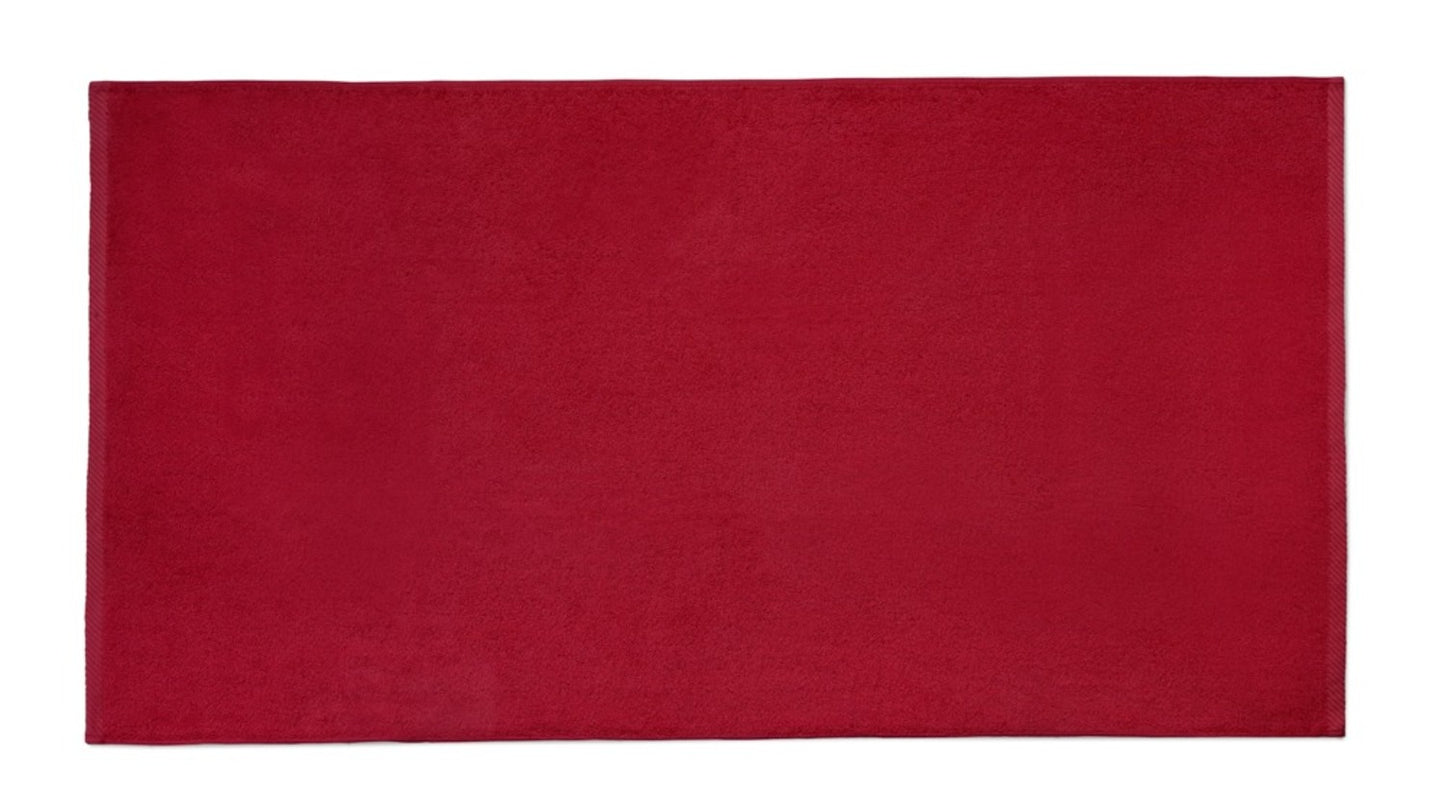 Set 2 Toallas baño (70x140) Granate