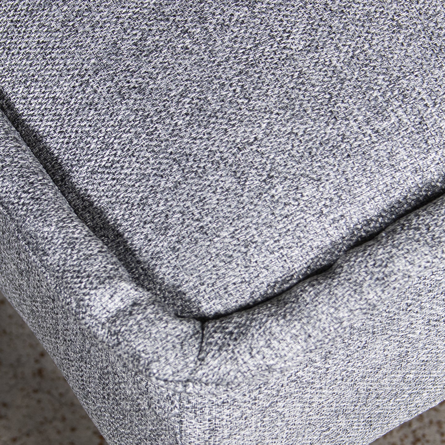 SOFA CAMA 3 PLAZAS POLIESTER G RIS C/PATAS MADERA: SIN BRAZOS