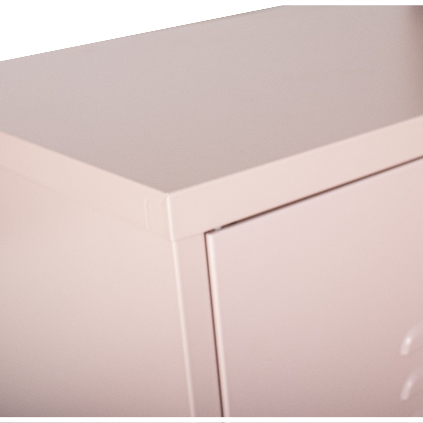 ARMARIO METAL 2 PUERTAS ROSA: REQUIERE MONTAJE