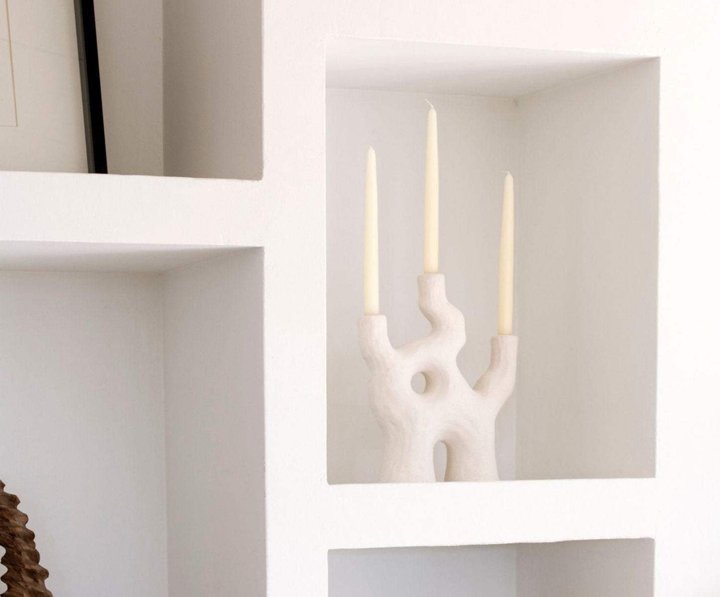 CANDELABRO CERÁMICA ZEUS 26X10X32CM