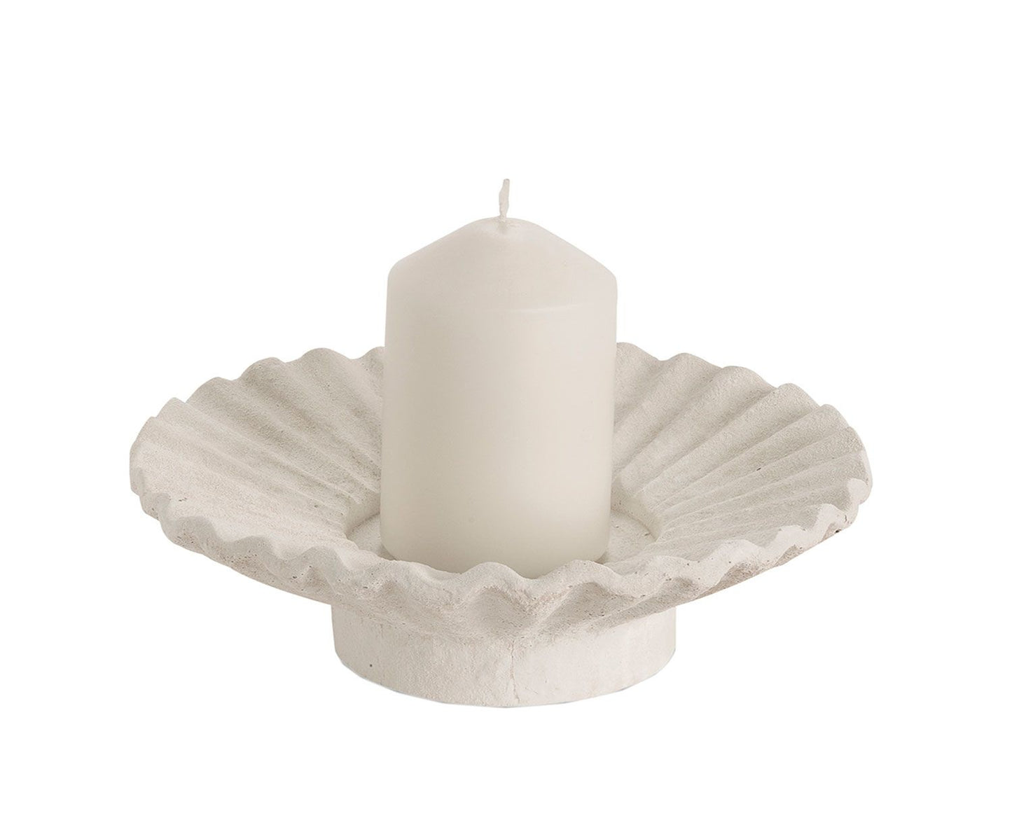 PORTAVELAS CEMENTO 22X7 CM