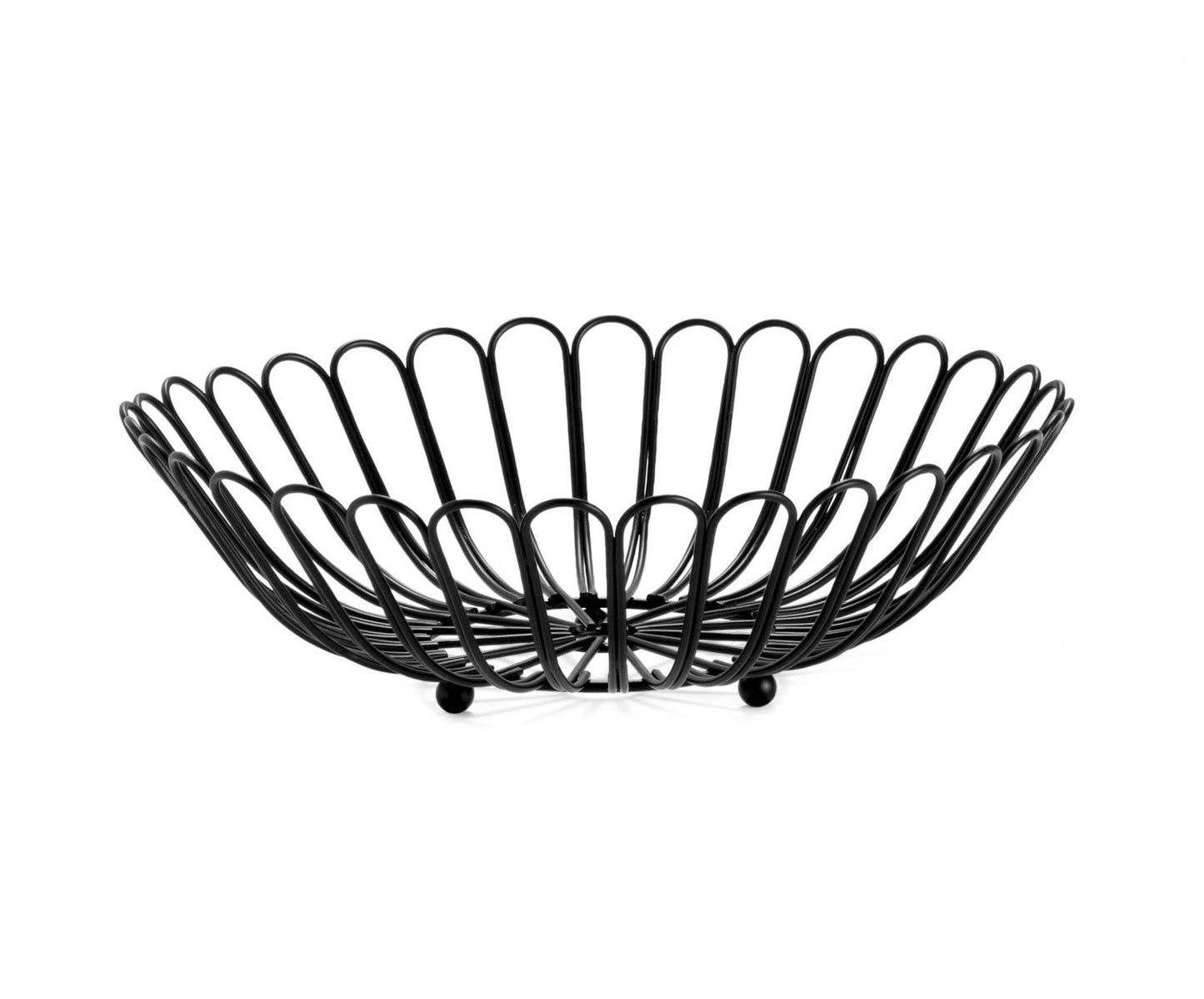 CENTRO MESA METAL NEGRO Ø31:5X9CM