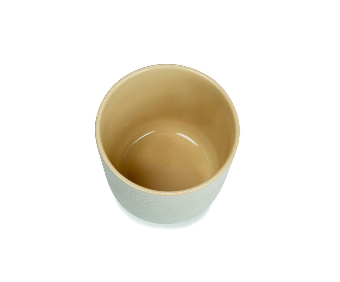 MACETA CERÁMICA MARFIL Ø21:5X23 CM