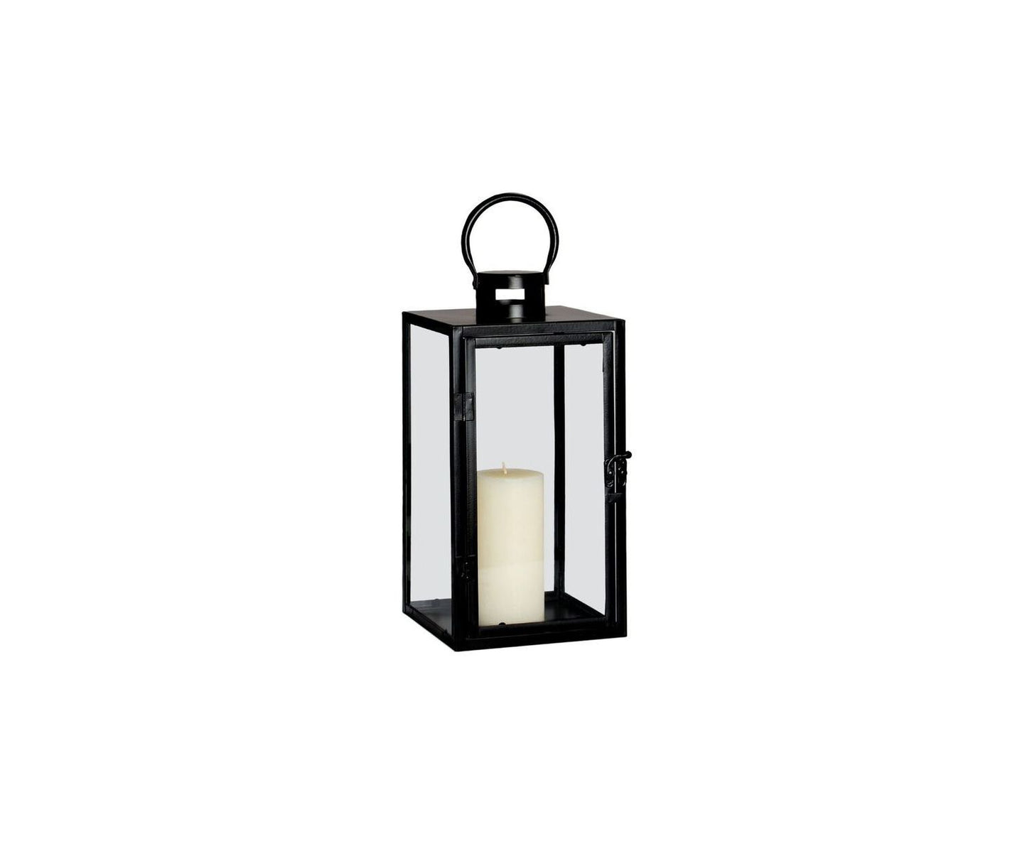 PORTAVELAS FAROL MET.NEG 17X17X42