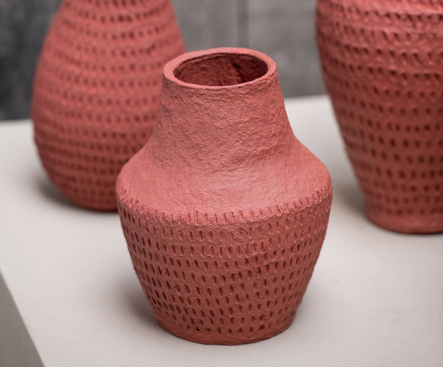 JARRÓN ALGODÓN MACHÉ ARGILE