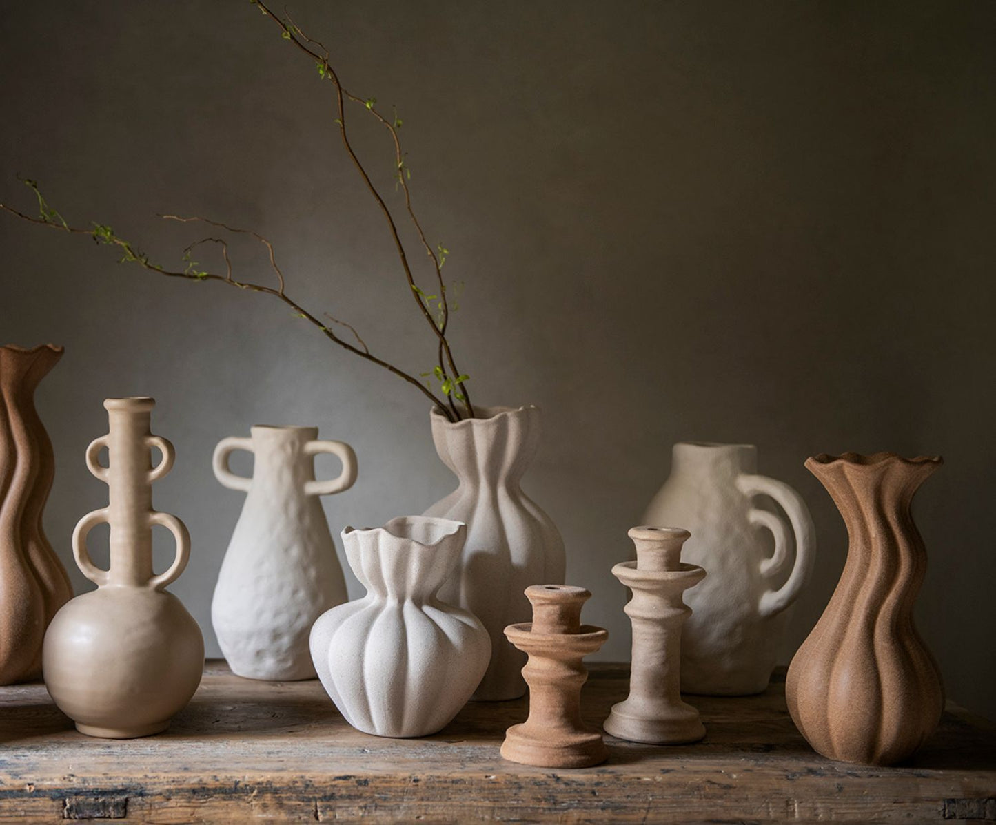 CANDELABRO CERÁMICA NOMAD Ø9:5X15:5