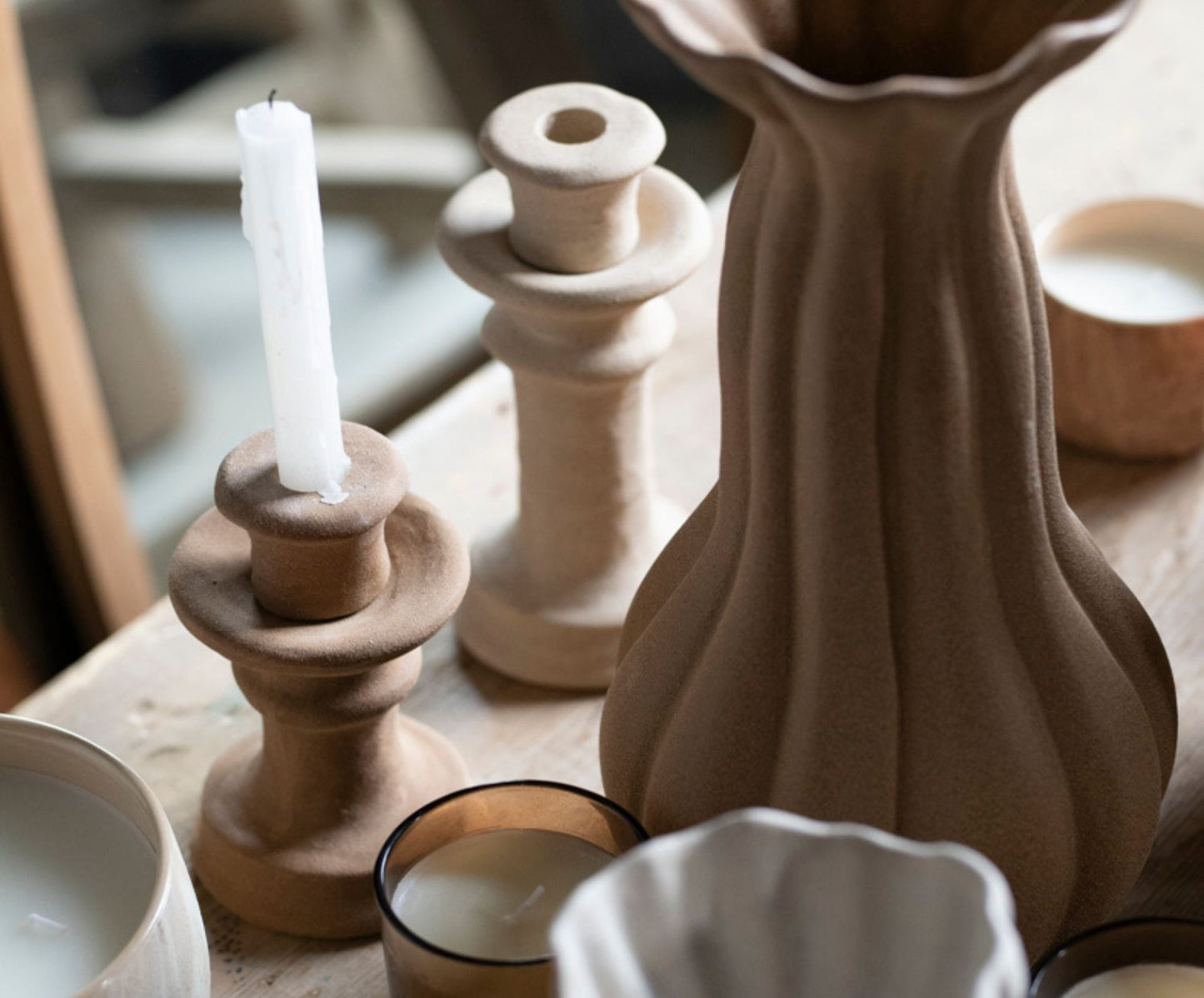 CANDELABRO CERÁMICA NOMAD 9:5X19:5