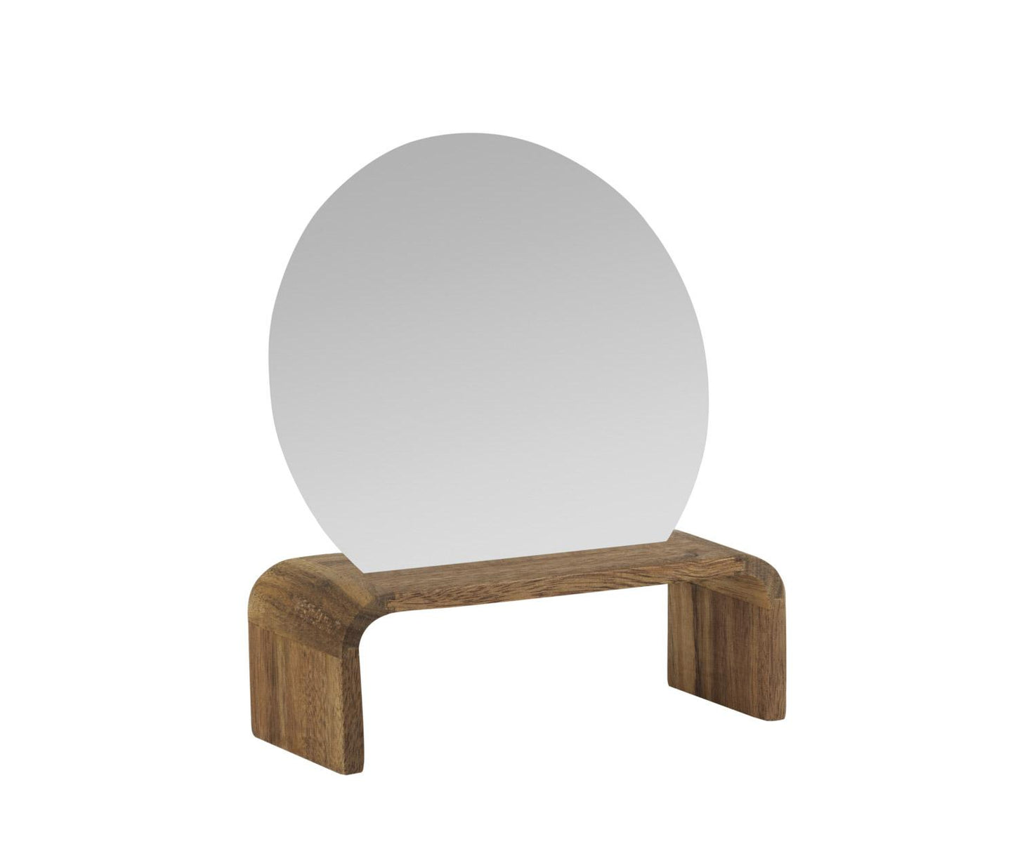 ESPEJO PIE ACACIA 17X8X23CM