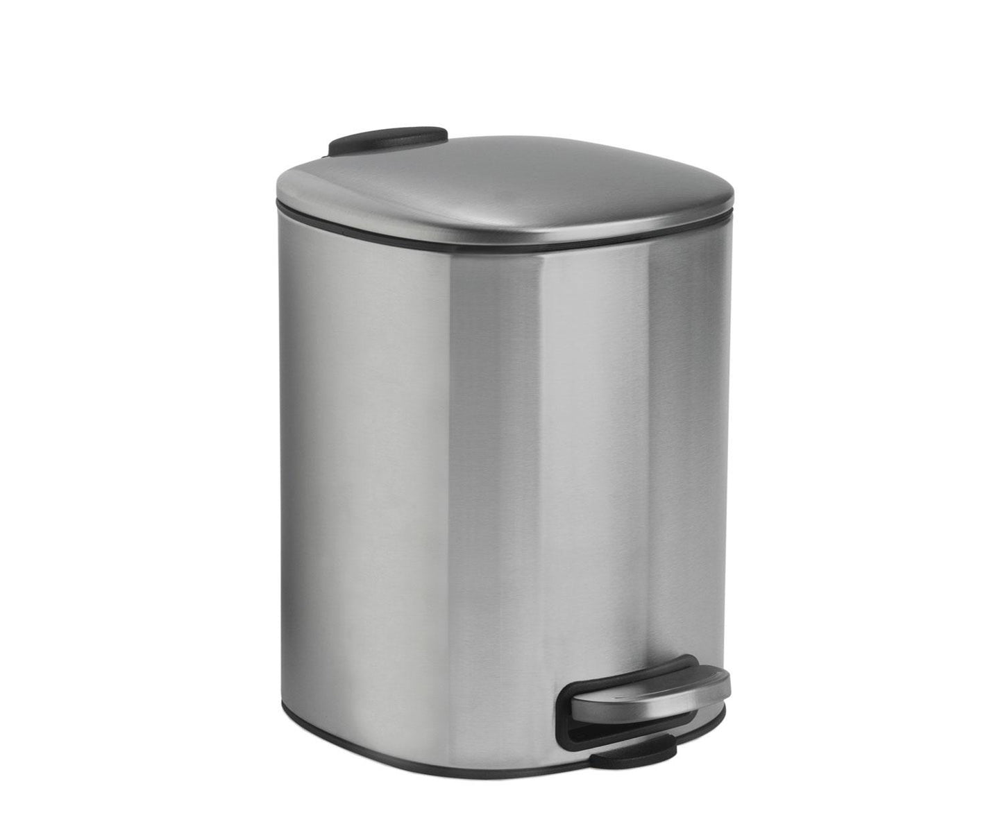 PAPELERA BAÑO INOX MATE 5L