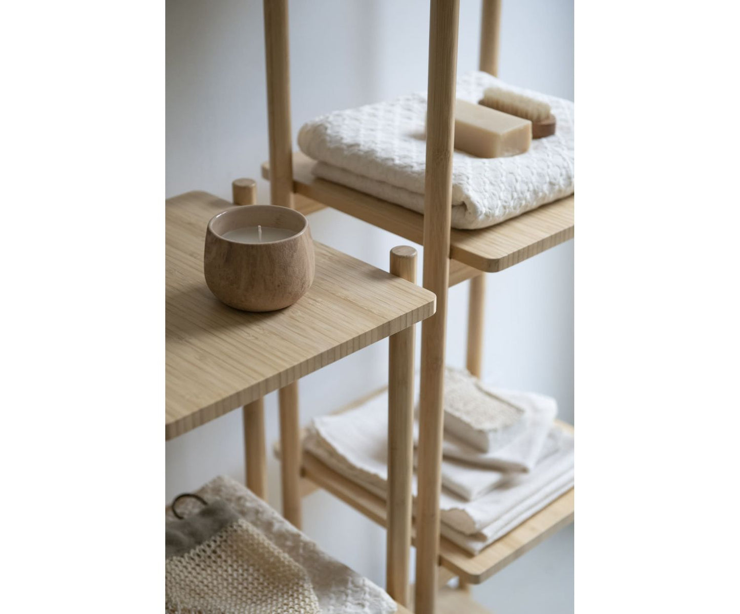 ESTANTERIA 3E. BAMBÚ 34X35X87CM