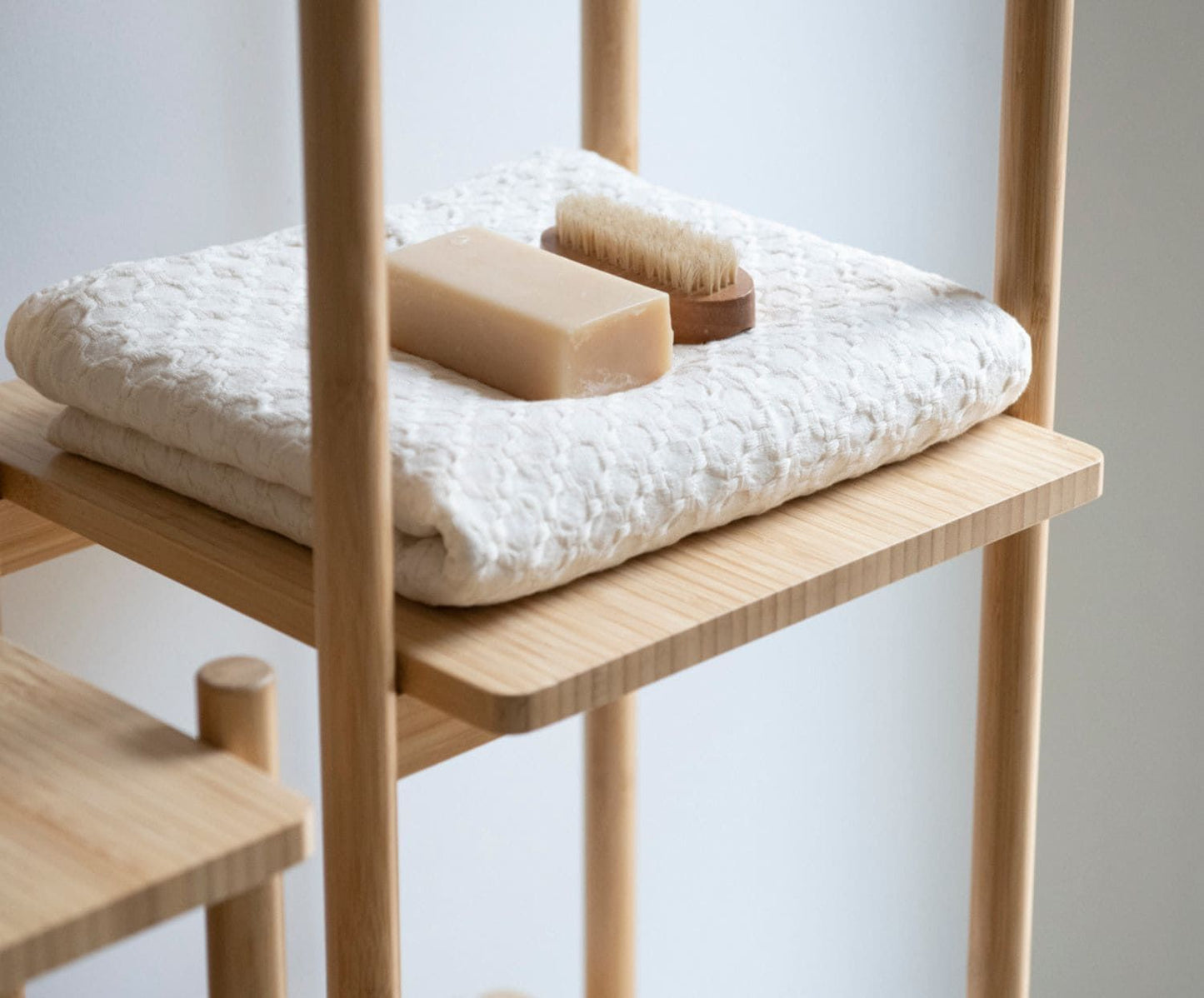 ESTANTERIA 4E. BAMBÚ 34X35X123CM