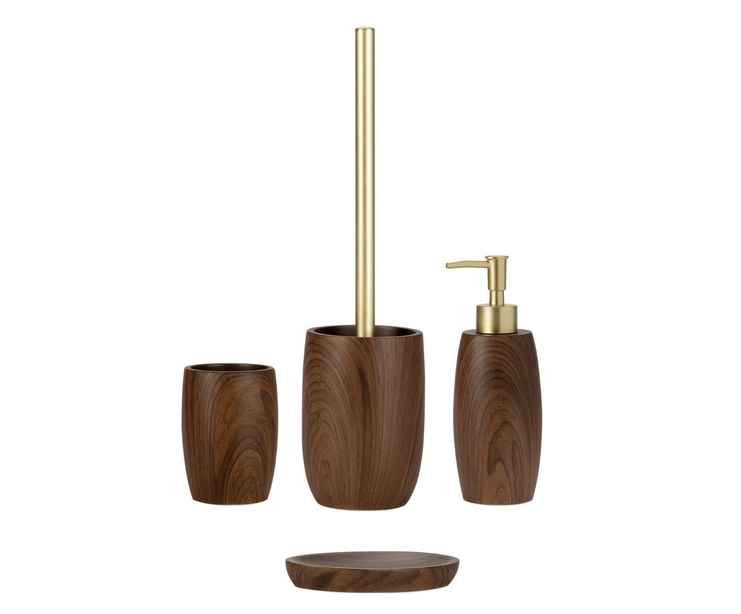 DISPENSADOR BAÑO RESINA MARRÓN