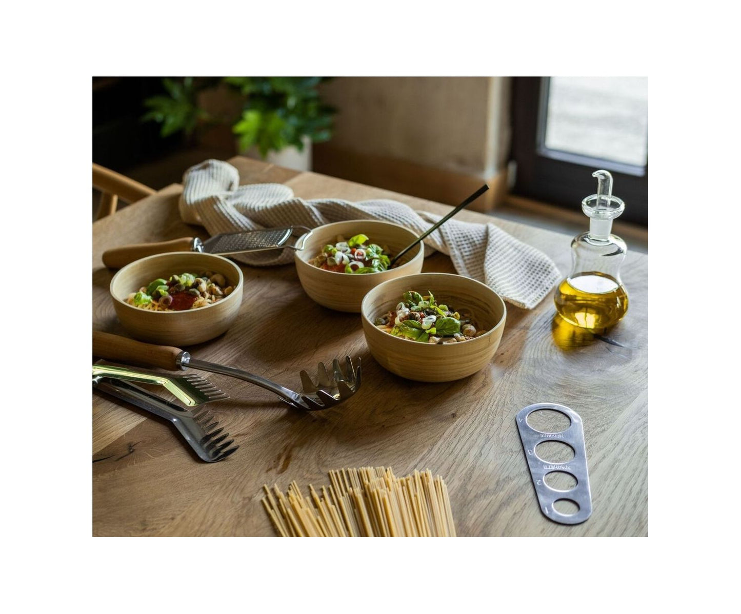 SET 4 UTENSILIOS ESPAGUETIS