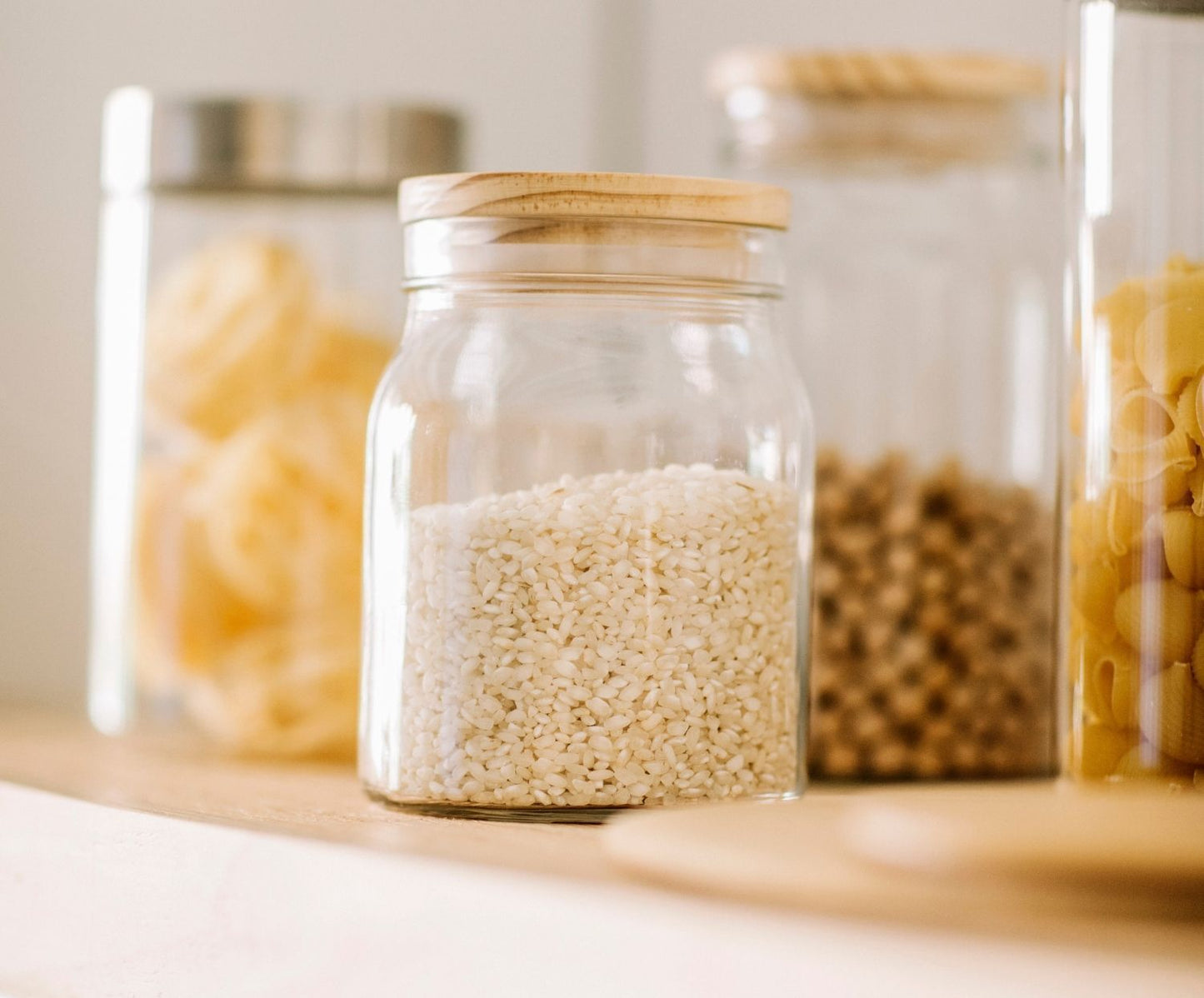 BOTE VIDRIO TAPA DE MADERA 800 ML