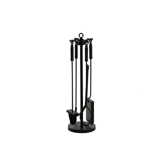 CHIMENEA SET 4 ACERO 11X3X62 NEGRO