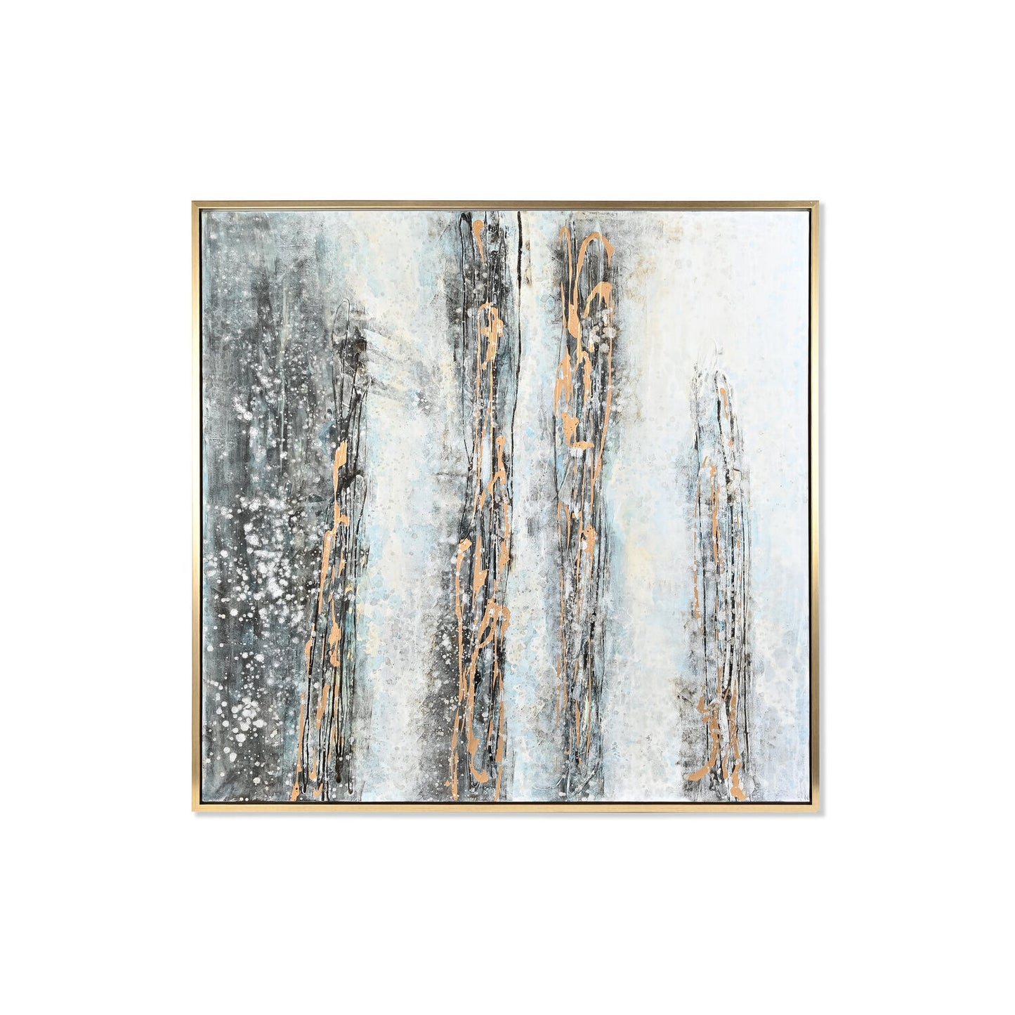 CUADRO LIENZO PS 131X4X131 ABSTRACTO PINTADO MANO