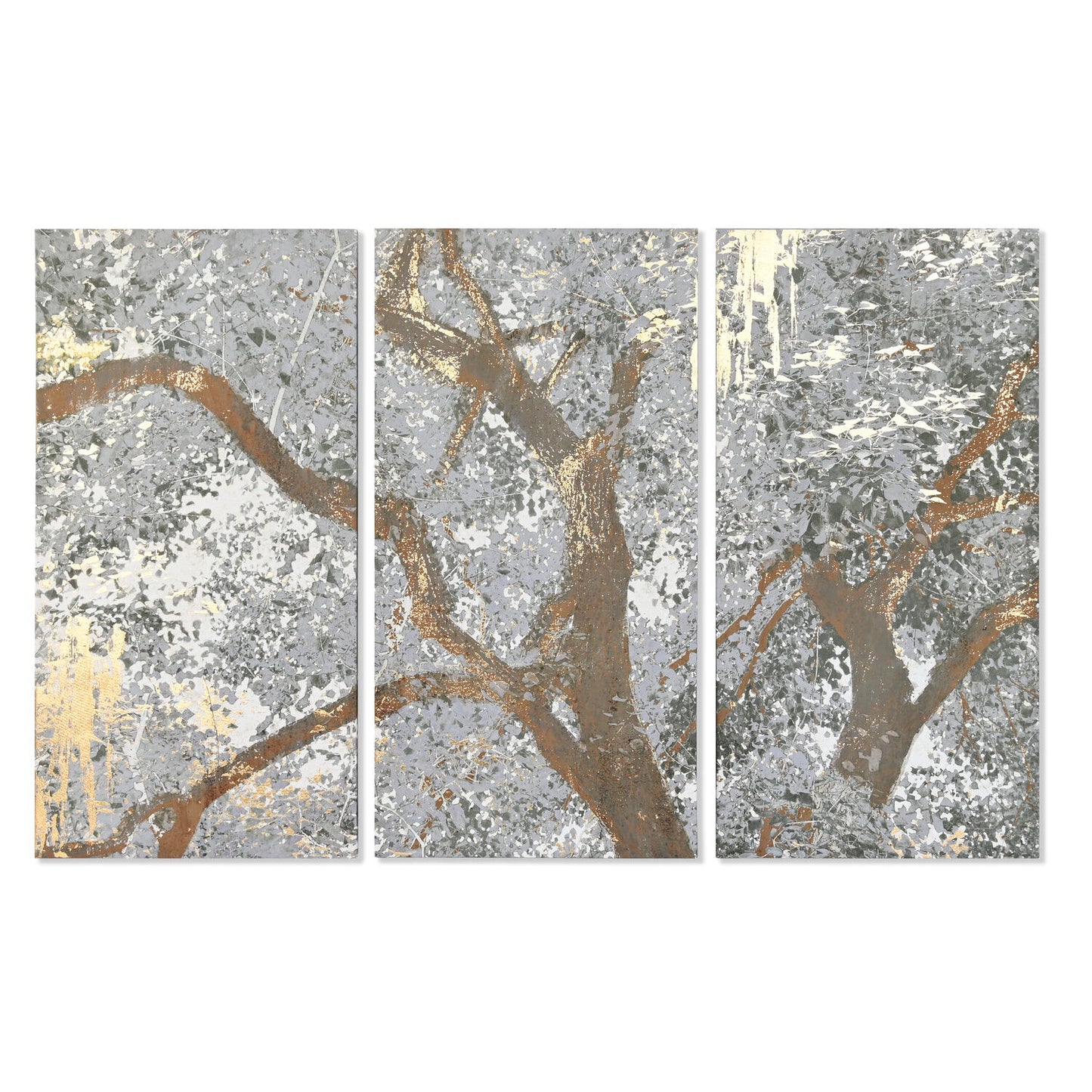 CUADRO SET 3 LIENZO MDF 150X3:8X100 ARBOL