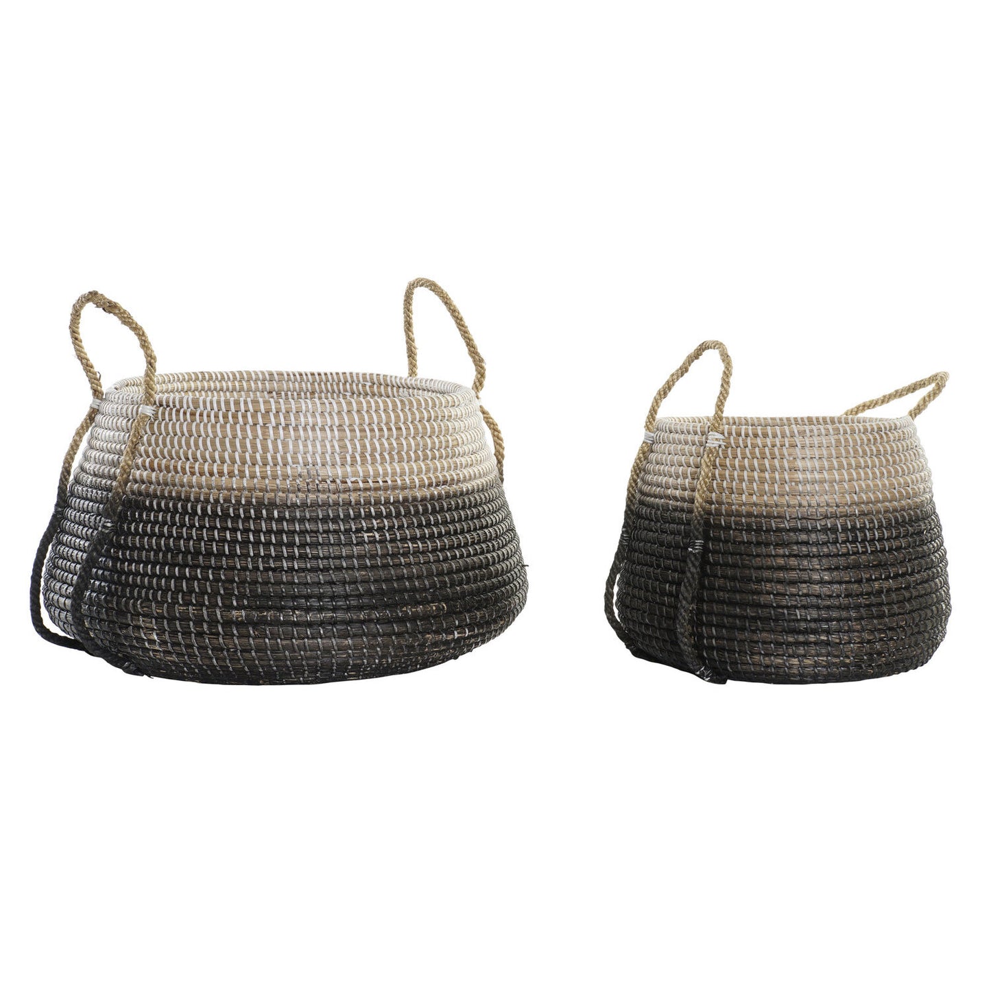 CESTA SET 2 SEAGRASS 52X52X40 NATURAL