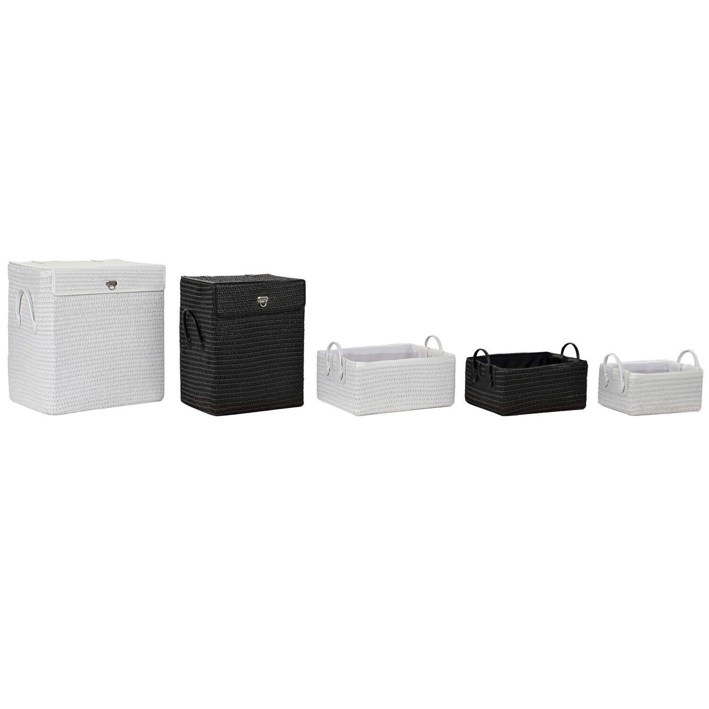 CESTA SET 5 PP 45X34X49 BLANCO