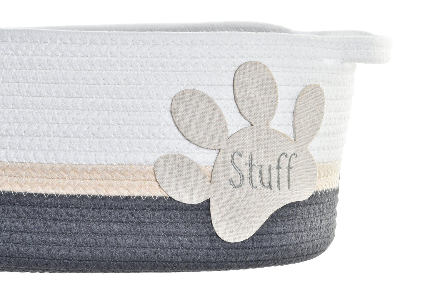 CESTA SET 3 ALGODON 60X31X25 BLANCO