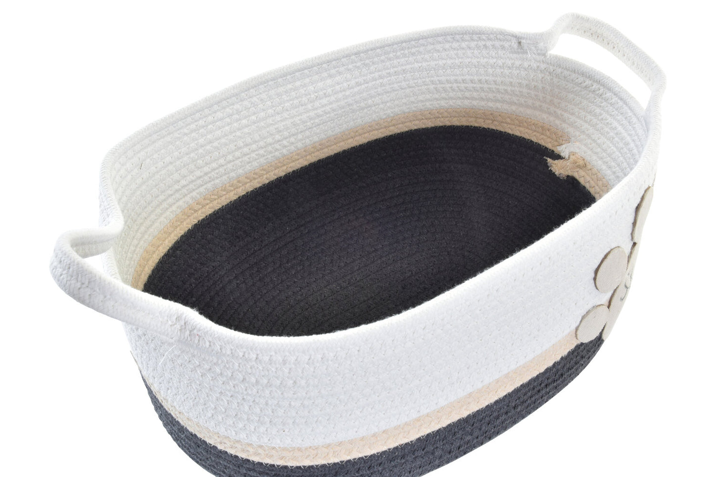 CESTA SET 3 ALGODON 60X31X25 BLANCO