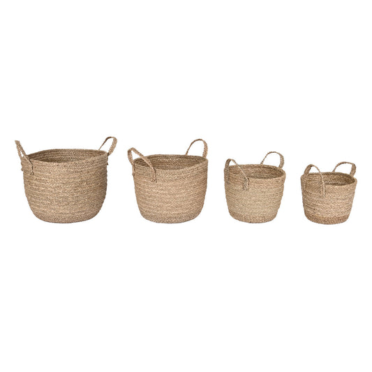 CESTA SET 4 SEAGRASS 40X40X41 NATURAL