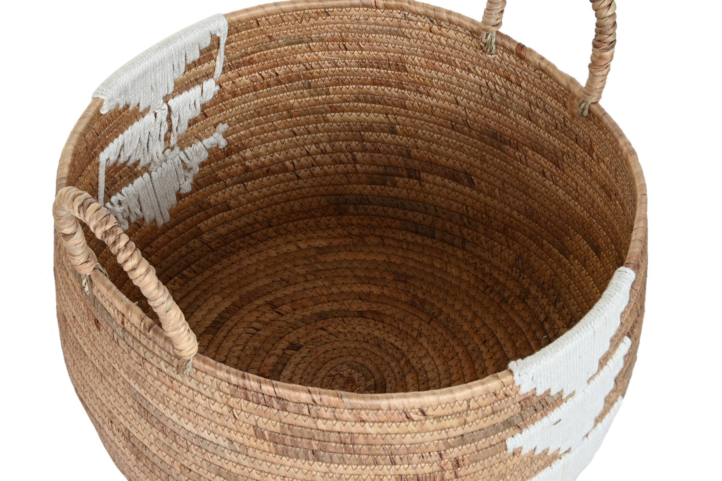 CESTA SET 3 SEAGRASS CUERDA 55X55X40 NATURAL