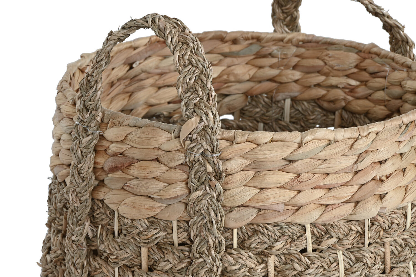 CESTA SET 2 FIBRA SEAGRASS 35X35X45 NATURAL