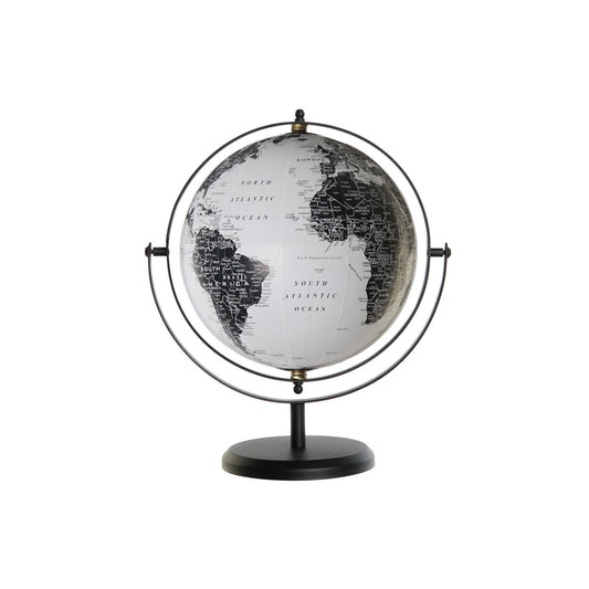 GLOBO TERRAQUEO HIERRO PVC 24X20X30 NEGRO