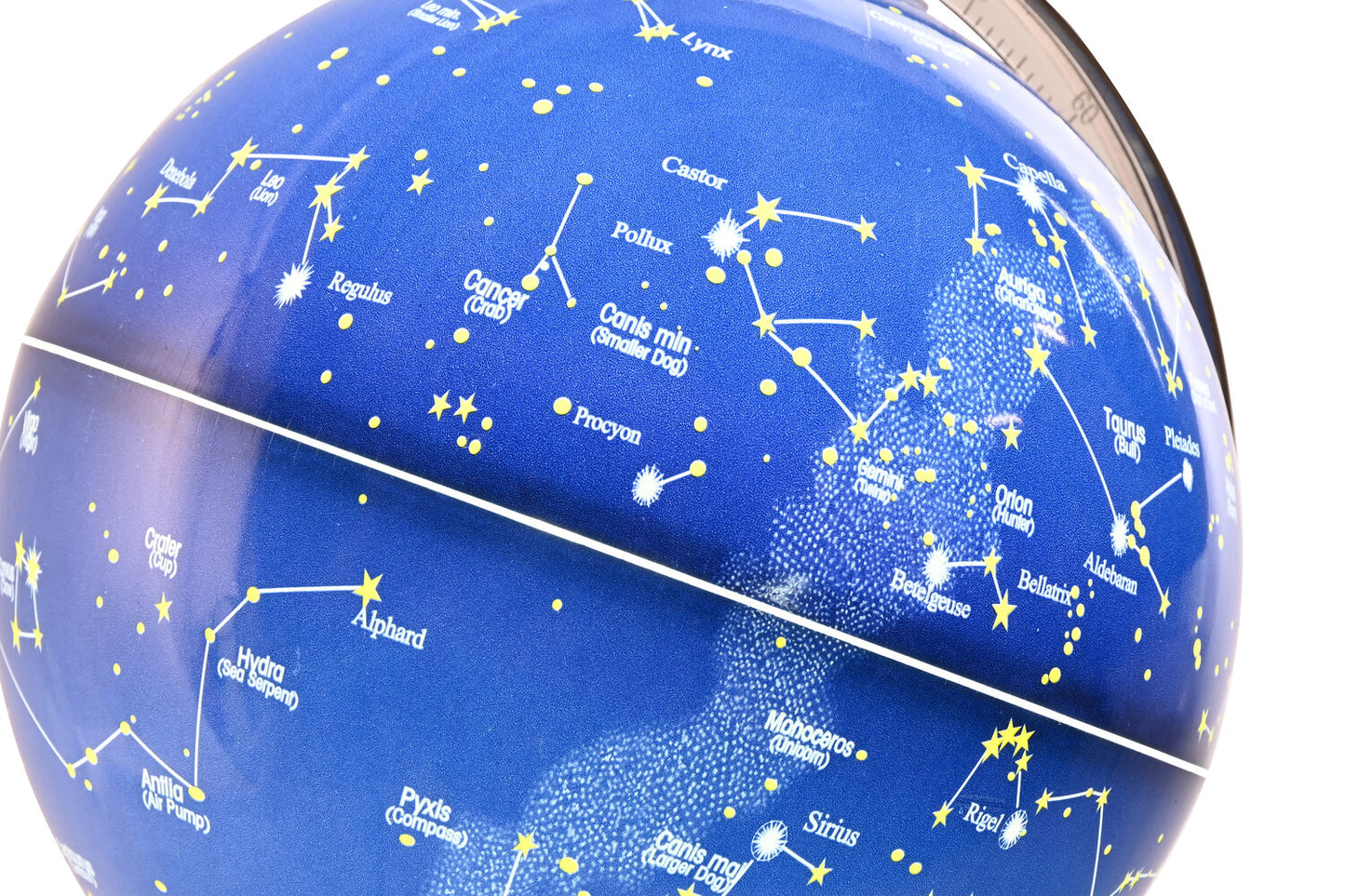 GLOBO TERRAQUEO PVC 21X20X31 CON LUZ AZUL MARINO