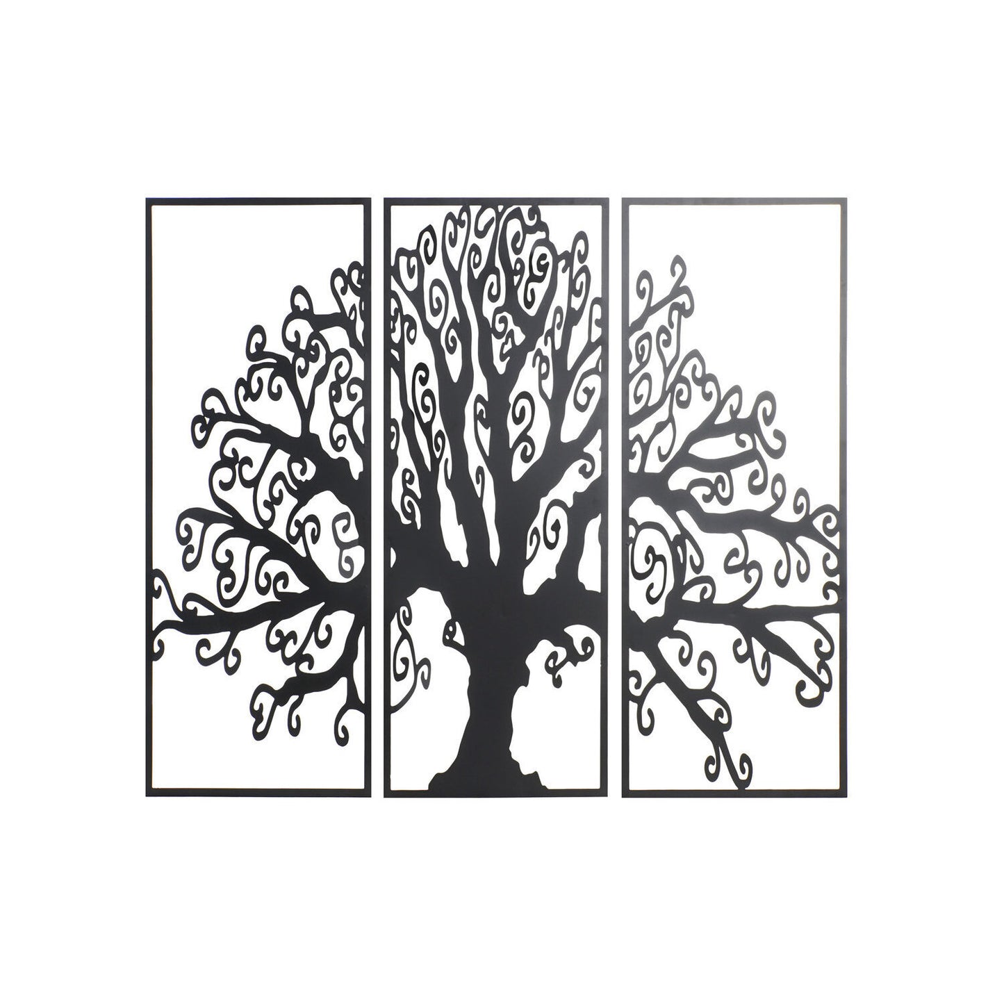 DECORACION PARED SET 3 METAL 105X1:3X91 ARBOL