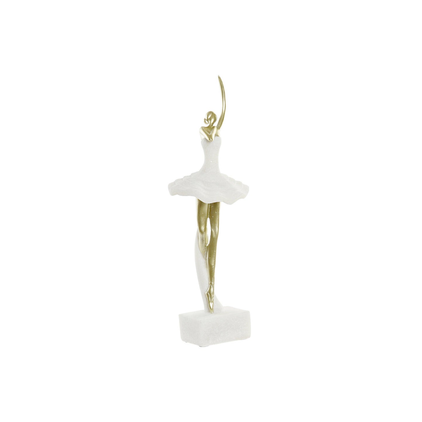 FIGURA RESINA 13:5X12:5X40 BAILARINA CUARZO BLANCO
