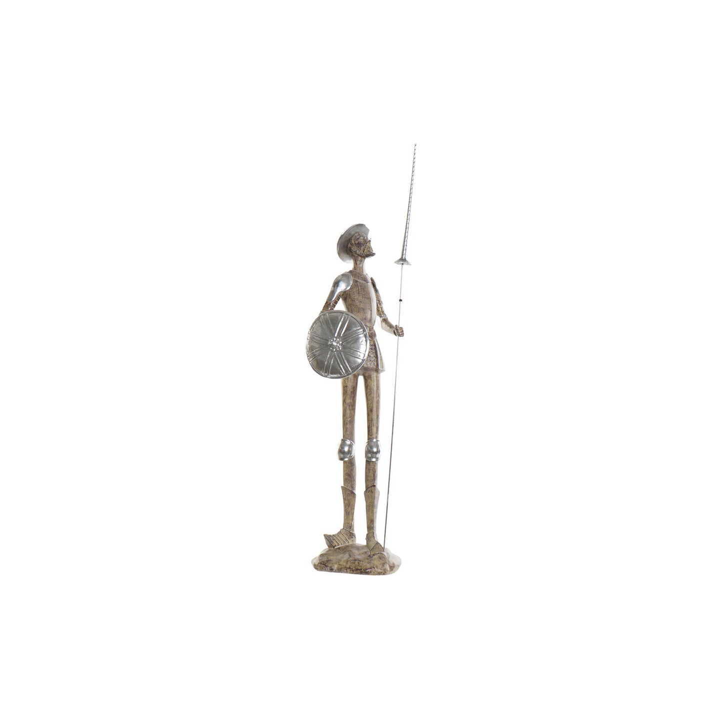 FIGURA RESINA 16:5X15X58:5 QUIJOTE MARRON