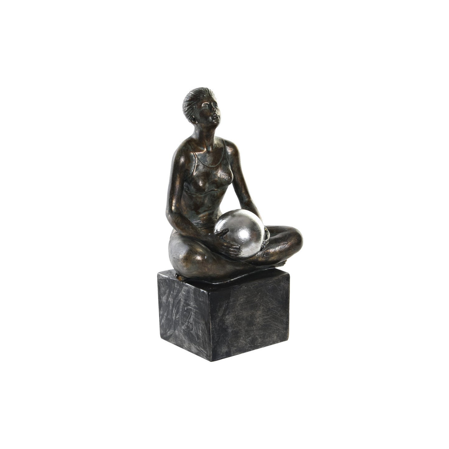 FIGURA RESINA 14X11:5X25:5 CHICA GIMNASTA COBRIZO