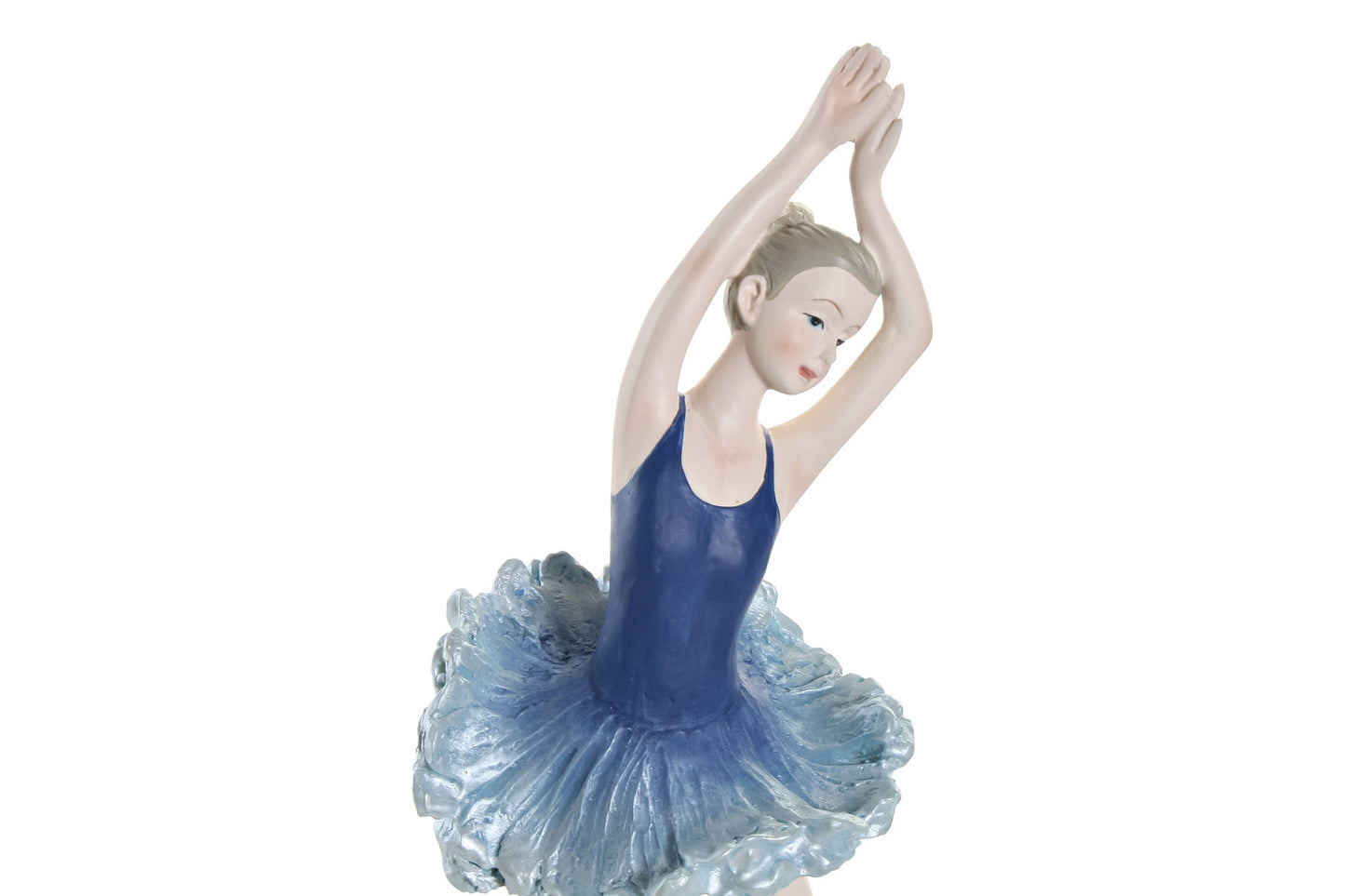 FIGURA RESINA 11X6X23 BAILARINA AZUL