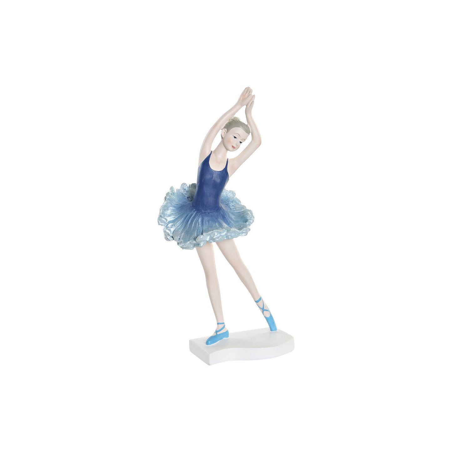 FIGURA RESINA 11X6X23 BAILARINA AZUL