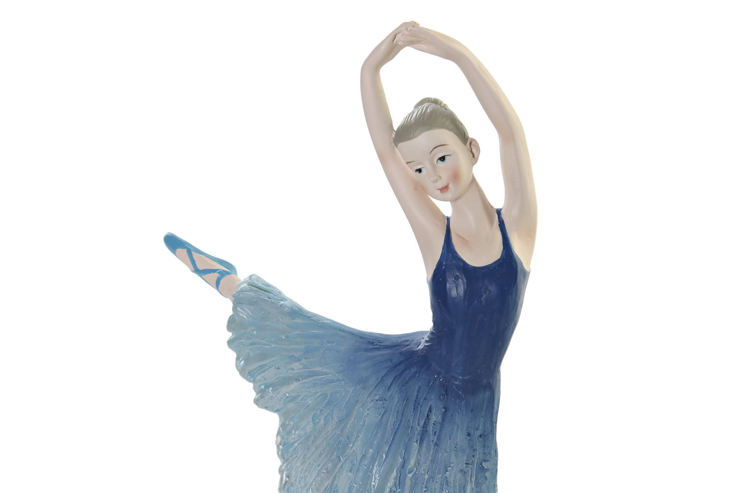 FIGURA RESINA 13X6X23 BAILARINA AZUL