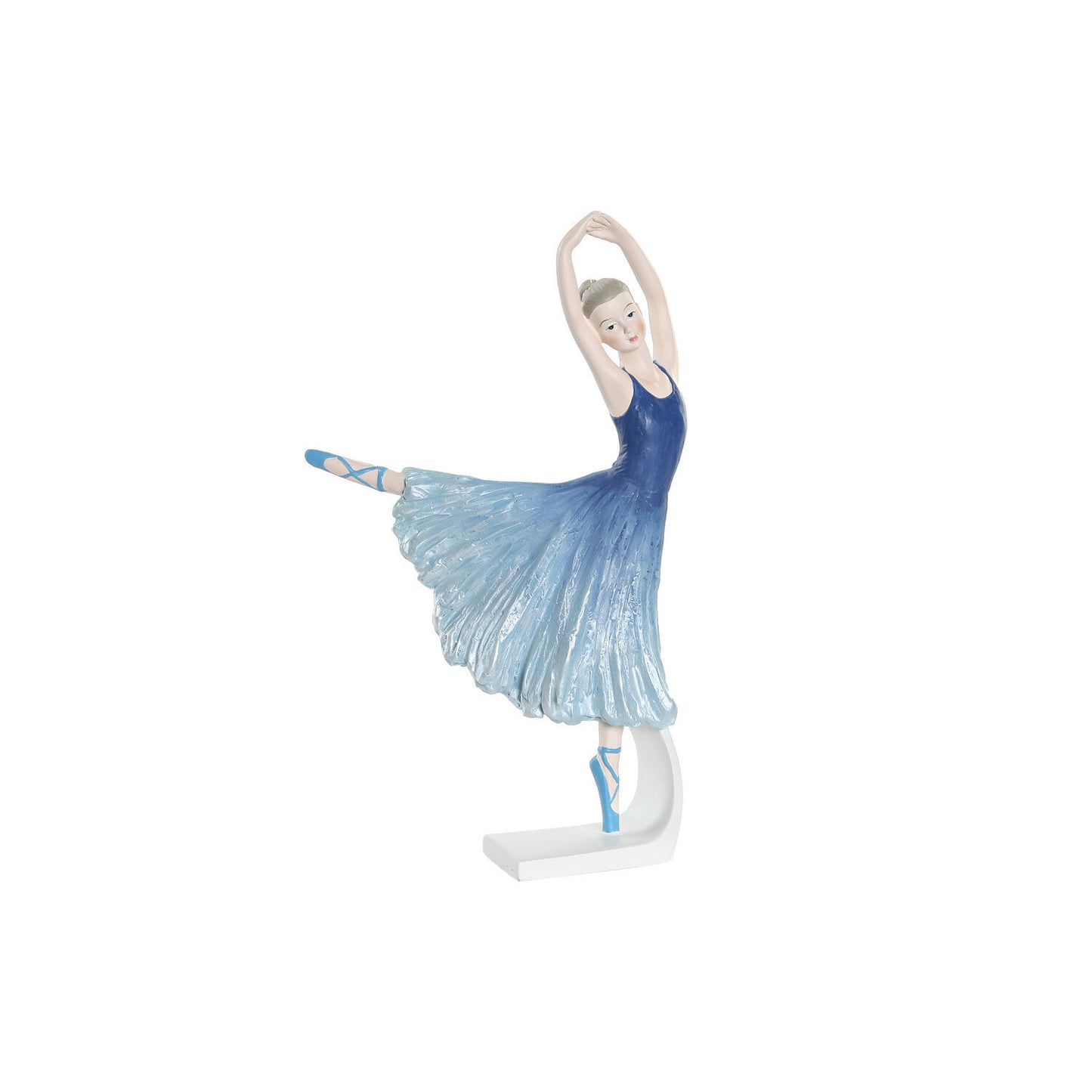 FIGURA RESINA 13X6X23 BAILARINA AZUL
