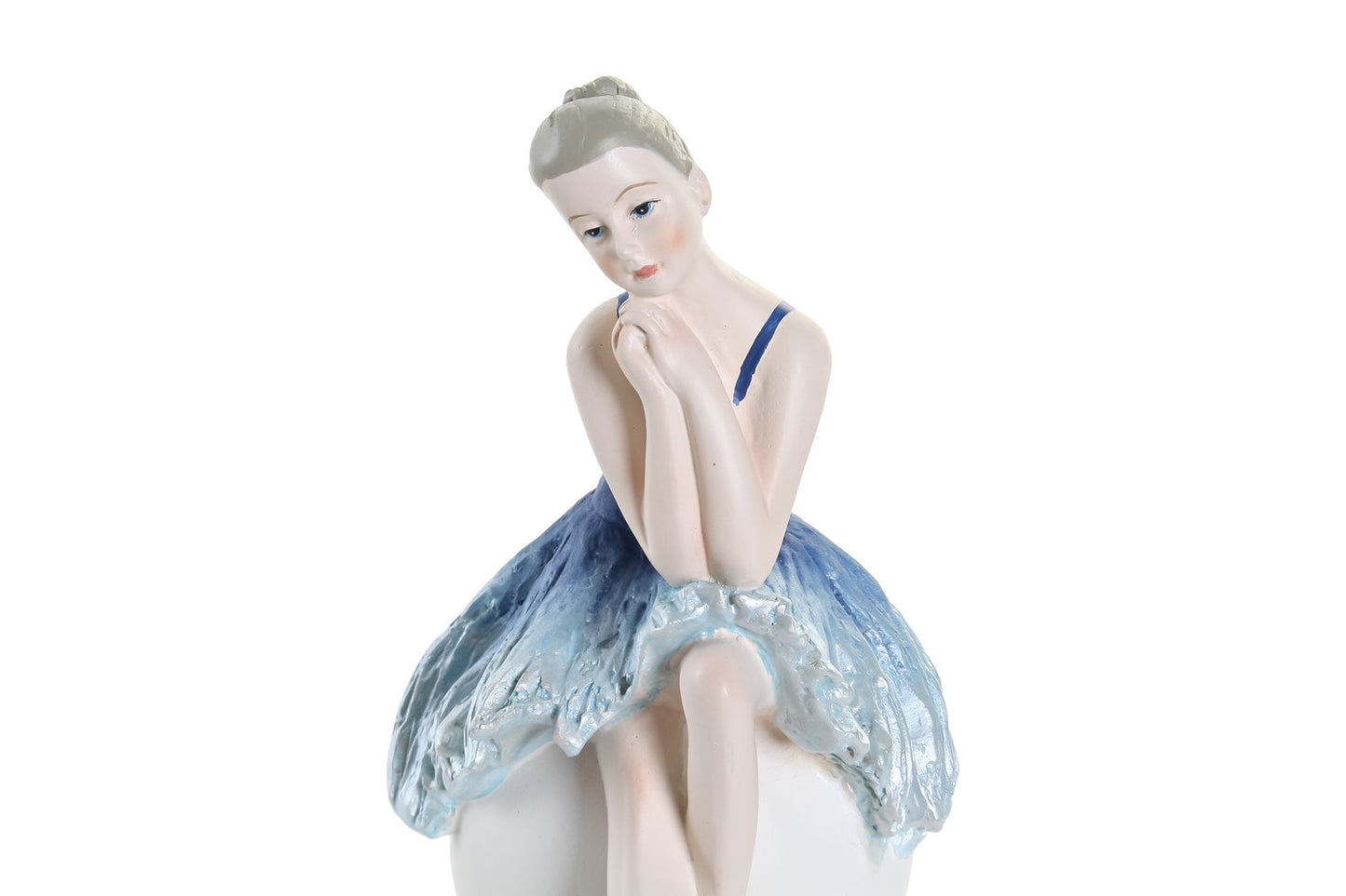 FIGURA RESINA 8:5X13X14:5 BAILARINA AZUL