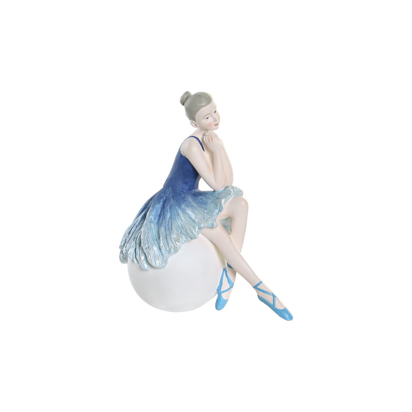 FIGURA RESINA 8:5X13X14:5 BAILARINA AZUL
